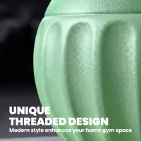 SPORTNOW Kettlebell 6 kg Hantel met Zand Gevuld voor Beginners Thuis Krachttraining 21 x 21 x 27 cm Groen(m-5)