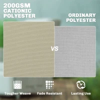 Outsunny Rattan Garden Recliner Chair, Reclining Garden Chair with Adjustable Back and Footrest, Flip Table, Cushion, Brown(m-6)