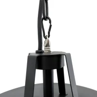 Outsunny Adjustable Power 1000/2500W Infrared Halogen Electric Patio Light Heater, Ceiling Hanging Mount -Black(m-9)