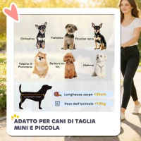 PawHut Passeggino per Cani Pieghevole con Portabicchieri e Cestello, in Acciaio e Tessuto Oxford, 77x44x102 cm, Nero(m-4)
