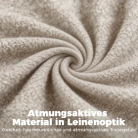 HOMCOM Esszimmerstühle Gepolstert Küchenstühle mit Stahlbeinen Beige(m-7)