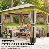 Outsunny pavilion metalic(m-5)