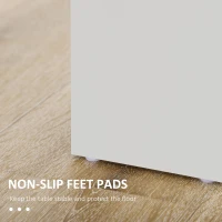 HOMCOM Dining Table for 4-6 People, Kitchen Table with Wood Effect for Dining Room, Grey(m-7)