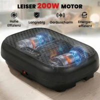 SPORTNOW Vibrationsplatte Rüttelplatte mit 120 Intensitätsstufen 5 Vorprogramm Fernbedienung LED-Display für Muskelaufbau Schwarz(m-4)