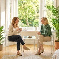 Outsunny Bistroset 3 teiliges Metall Gartenmöbel-Set mit 2 Gartenstühlen, Glastisch, Lamellen-Design, Rostbeständig(m-9)