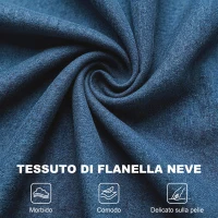 HOMCOM Poltrona per Salotto in Stile Francese con Seduta Imbottita e Cuscini, in Velluto, 74x86x102 cm, Blu(m-6)