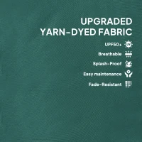 Poduszka siedziskowa 120x47x9,5 cm, wodoodporna, z oparciem(m-5)