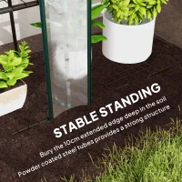 Outsunny 46 x 215cm Nine-Shelf Greenhouse(m-7)