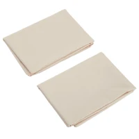 Outsunny Set of 2 replacement retractable pergola canopies 4.9 x 1.2 m for 3 x 3 m pergola polyester UV protection light khaki(m-8)