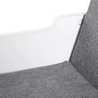 HOMCOM Bibliotecă Raft 2 în 1 cu Perne Moi și 6 Compartimente, Mobilier Multifuncțional pentru Cărți și Jocuri, Raft cu 6 Cuburi pentru Living, Dormitor și Birou, 102x30x61 cm, Alb(m-9)