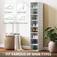 Pudełka na buty, 8 sztuk, składane, białe, z drzwiami(m-6)