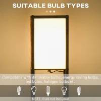 Lampa stojąca z półkami, E27 do 40W, Rustykalny brąz(m-6)