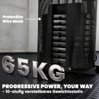 SPORTNOW Home Multi Gym Smith Machine with 65kg Weight Stack, Cable Pulley System, Chest Station, Preacher Pad & Leg Developer(m-5)