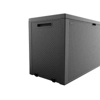 Coffre de rangement KETER extérieur en résine 270 litres Gris - Malle de jardin Emily(m-2)