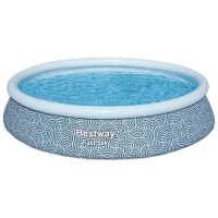 Kit piscine gonflable BESTWAY - Fast Set - 396 x 84 cm - Ronde (Filtre a cartouche, 1 cartouche)(m-3)