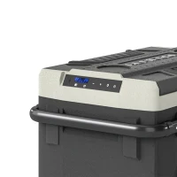 Outsunny Frigorífico Portátil Elétrico 49 L com Compressor Dupla Zona Controlo por App Rodas Pega Telescópica -20 ℃ a 20 ℃ e Porta USB(m-13)