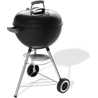 Barbecue a charbon - Weber - Original Kettle - Ø47 cm - Thermometre intégré - Acier émaillé - Clapet d'aération - 6 couverts - Noir