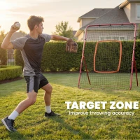 SPORTNOW Plasă de Rimbalans rimbalzator pitchback retur(m-5)