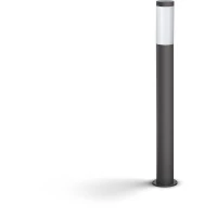 Lampadaire extérieur sur poteau - UTRECHT - Poteau anthracite - 1x20 W - Haute tension(m-4)
