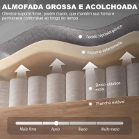 HOMCOM Poltrona de Sala com Apoios de Braços e Pés de Madeira Carga 160 kg para Quarto Escritório Sala de Estar 74x86x102 cm Cinzento(m-5)