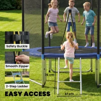 SPORTNOW trambulină elastică, trambulină, trambulină elastică de grădină(m-7)
