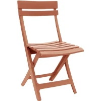 Chaise pliante - GROSFILLEX - MIAMI - Terracotta(m-1)