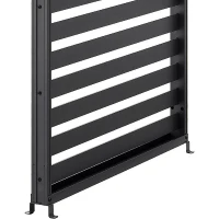 Persienne pour pergola - Aluminium - Gris - 229 x 93 cm(m-5)