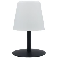 Lampe de table sans fil - LUMISKY - STANDY MINI Dark - H25 cm - Pied en acier noir - LED blanc chaud et blanc(m-1)
