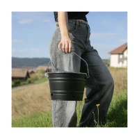 Barbecue a charbon portable - LIVOO - DOC327N - ø27 cm - Grille en acier chromé - Hauteur 24 cm - Pieds pliables - Poignées(m-2)