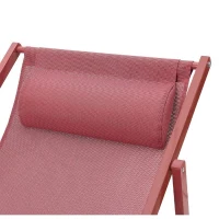 Chilienne PAROS - Structure en acier - L 63 x P 104 x H 85 cm - Terracotta(m-6)