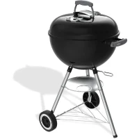Barbecue a charbon - Weber - Original Kettle - Ø47 cm - Thermometre intégré - Acier émaillé - Clapet d'aération - 6 couverts - Noir(m-3)