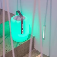 Lampe enceinte bluetooth sans fil - LUMISKY - LUCY PLAY - H31 cm - LED blanc et multicolore dimmable(m-6)
