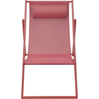 Chilienne PAROS - Structure en acier - L 63 x P 104 x H 85 cm - Terracotta(m-3)