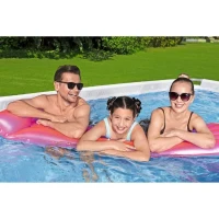 Kit Piscine hors sol tubulaire BESTWAY - Steel Pro Max™ - 404 x 201 x 100 cm - Rectangulaire (Filtre a cartouche, échelle)(m-6)
