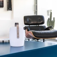 Lampe enceinte bluetooth sans fil - LUMISKY - LUCY PLAY - H31 cm - LED blanc et multicolore dimmable(m-3)