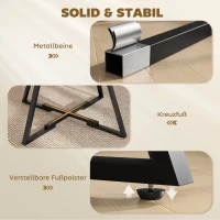 HOMCOM Esstisch für 4 Personen, 100 cm runder Industrieller Küchentisch mit Ablage, Tischplatte in Holzoptik, Rustikal Braun(m-7)