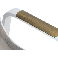 Lot de 4 fauteuils repas de jardin - VIANEA – Aluminium et textilene – 52 x 64,5 x 86,5 cm(m-3)