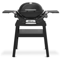 Barbecue a gaz - Weber - Q1200N avec stand - 2,94kW - 1 brûleur en acier inoxydable - Allumage piézoélectronique - Noir