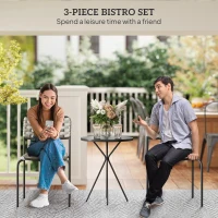 Zestaw mebli ogrodowych z polirattanu, dla 2 osób, balkonowy(m-4)