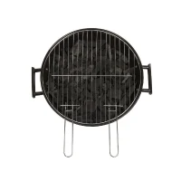 Barbecue a charbon - LIVOO - DOC172K - ø41 cm - Grille en acier chromé - Hauteur 69,5 cm - Poignées - 2 roues crantées(m-4)