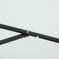 Outsunny Chapéu de Sol com Luzes LED 268x205x248 cm Chapéu de Sol de Jardim Inclinável até 45° e Abertura a Manivela Creme(m-12)