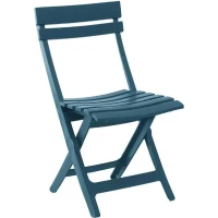 Chaise pliante - GROSFILLEX - MIAMI - Bleu minéral(m-1)