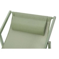 Chilienne PAROS - Structure en acier - L 63 x P 104 x H 97 cm - Vert kaki(m-6)