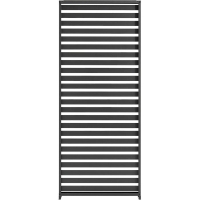 Persienne pour pergola - Aluminium - Gris - 229 x 93 cm