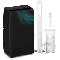 HOMCOM Portable Air Conditioner 14000 BTU, 4-in-1 Air Conditioning Unit, Dehumidifier, Cooling, Fan, Children Lock, 40m²(m-10)