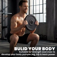 HOMCOM Discuri acoperite cu vinil(m-7)