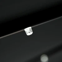 Outsunny Chapéu de Sol com Luzes LED 268x205x248 cm Chapéu de Sol de Jardim Inclinável até 45° e Abertura a Manivela Cinza Escuro(m-13)