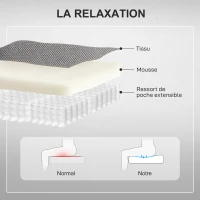 HOMCOM Fauteuil releveur électrique avec fonction massage et chauffage, fauteuil relax électrique dossier inclinable gris foncé(m-6)