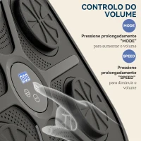 SPORTNOW Máquina de Boxe Musical com 9 Modos de Velocidade Luvas e Conexão Bluetooth Luzes LED 41,8x44,6x7,5 cm Preto(m-7)