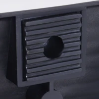 DURHAND Conjunto de 2 Rampas para Carro em Plástico Portáteis Carga até 2,5 Toneladas 91x30x21 cm, Preto(m-9)